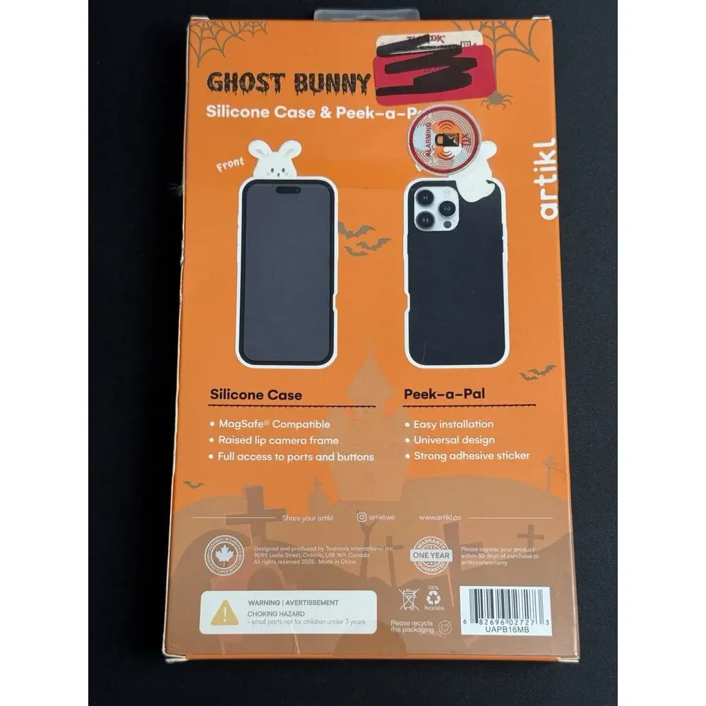Artikl Ghost Bunny Bundle for the iPhone 16 Pro Max Silicone Case Ghost Bunny